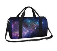 Galaxy Star Weltraum-Sporttasche, Wochenende, Übernachtungstasche, lässige Tragetasche, Reisetasche, Reisetasche, Reisetasche, für Kinder, Mädchen, Jungen, Damen, Herren