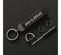 GALGAN Auto Männer und Frauen Schlüsselanhänger für Nissan Nismo Almera Tiida Sunny Qashqai Skyline Juke X-TRAI March Schlüsselring,13 * 3cm-A