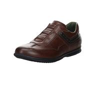 Galizio Torresi Herren Slipper Schuhe Slipper Glattleder Freizeit Elegant Slip-Ons Uni braun-blau Slipper hochwertig edel