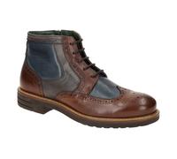 Galizio Torresi Stiefelette braun blau grau Lederfutter 325288 - Größe 43