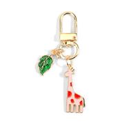 Gallkeat Giraffe Schlüsselanhänger, Animal Keychain, Tiere Klein Karikatur Giraffen Anhänger, Ostern Mitgebsel