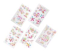 GALPADA 15 Stück Selbstklebende Strasssteine Aufkleber aus Acryl Bunte Kristall Bastelaufkleber für Kindergeburtstag Selbstgemacht Dekoration Glitzernde Schmucksteine