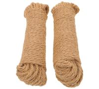 GALPADA 2 Rollen Naturjute Bindfaden 4mm 20m Vielseitige Juteschnur zum Basteln Verpacken und Gartenbündeln