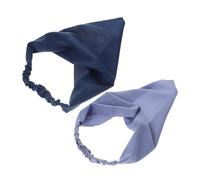 GALPADA 2 Stück Elegantes Damen Dreieckstuch aus Leichtem Stoff Modisches und Einfach zu Bindendes Haartuch als Vielseitiges Stirnband für Alltag und Freizeit