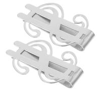 GALPADA 2 Stück Geldklammer aus Edelstahl Langlebig und Formstabil Kleine Silberne Geldklammern für Geldbörsen Praktischer Kartenaufbewahrungsclip für Alltag