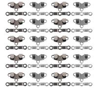 GALPADA 20 Paar Metall Rockhaken und Haken und Ösennähen für Kleidung aus Messing Vintage Stil nicht Farbverändernd zum Nähen und Dekorieren von Mänteln und Baseballuniformen