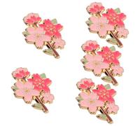 GALPADA 25 Stück Kirschblüten Broschen aus Legierung in Rosa Vielseitige Anstecknadeln mit Floralem Design für Frühling Ausflüge und Besondere Anlässe Eleganter Schmuck für Damen
