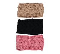 GALPADA 3 Stück Teiliges Warmes Strick haarband Breites Handgewebtes Weiches Stirnband für Damen Komfortabel und Hautfreundlich für Kalte Wintertage und Outdoor aktivitäten