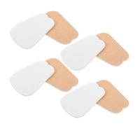 GALPADA 4 Paar Vorfußpolster Selbstklebend Weiß Filz Fußpolster Mittelfußstütze Atmungsaktiv für High Heels Sandalen Freizeit Schuhe Schmerzreduktion Fußballenpolster Unisex
