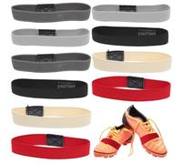 GALPADA 5 Paar Schnürsenkel Fixierband, Elastische Schnürsenkel Reißfest, Anti Loose Schuhriemen Für High Heels Fußballschuhe