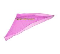 GALPADA Bauchtanz Kopftuch mit Münzen Leichtes Ethno Bandana für Frauen Atmungsaktiver Kopfschmuck für Festival und Tanz