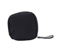 GALPADA Kleiner Kosmetiktasche S Schwarz mit Rotem Innenfach Kompakte Reise Kulturbeutel für Damen Multifunktionaler Schminkorganizer