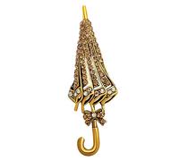 GALPADA Kreative Regenschirm Anstecknadel mit Strass Legierung Brosche für Anzug und Kleidung Dekorative Wirkung und Feste Befestigung für Hochzeit und Alltag