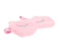 GALPADA Schlafmaske Aus Plüsch Rosa Mit Einhorn-design Augenmaske Für Reisen Arbeit Nickerchen Leicht Bequem Atmungsaktiv Kein Druck Die Augen