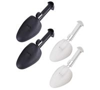 GALPADA Schuhspanner und Schuhstrecker für Damen 2 Paar Verstellbare Kunststoff Schuhdehner in Schwarz und Transparent Schuhweiter für Sneaker und Freizeitschuhe Schützt vor Falten und