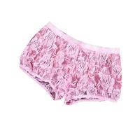 GALPADA Transparente Boxershorts Für Herren Aus Spitze Und Polyester Spitzenunterwäsche Für Männer in Rosa Einheitsgröße Mittlerer Hosenbund