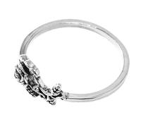 GALPADA Vintage Damenring Silber Design Verlobungsring Schmuck Eleganter Finger Schmuck Boho Stil Komfortable Passform Geschenkidee