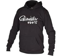 Gamakatsu klassischer JP Lounger-Hoodie. EIN Kapuzenpullover für alle Outdoor- und Alltags-Aktivitäten, z.B. Wandern, Angeln. (DE/NL/SE/PL, Alphanumerisch, M, Regular, Regular, Schwarz)