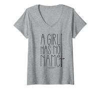 Game of Thrones A Girl Has no Name T-Shirt mit V-Ausschnitt