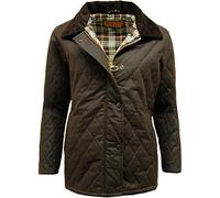 Game Quailted ZARA Damen-Jacke/Mantel, Braun, XXL