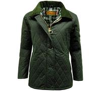 GAME Zara Quilted Wax Ladies Jacket Olive