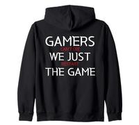 Gamers Can't Die We Just Restart The Game Funny Gaming Meme Kapuzenjacke