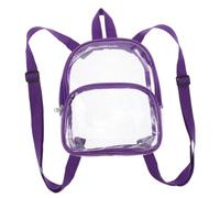 GANAZONO Transparenter Rucksack Dustproof Multifunktional Festival Durchsichtig Kleiner PVC Rucksack für Kinder Outdoor Reisen und Shopping