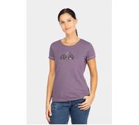 Chillaz - Women's Gandia Mountainbike Flowers T-Shirt - T-Shirt, Gr. XL 42, rosa (DarkViolet)