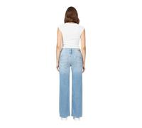 Weite Jeans GANG "94AMELIE WIDE", Damen, Gr. 28, N-Gr, basic bleached wash, Denim/Jeans, Obermaterial: 79% Baumwolle, 19% Polyester, 2% Elasthan, casual, weit lang, Jeans, Topseller (69900941-28) basi