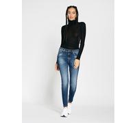 Skinny-fit-Jeans GANG "94LAYLA", Damen, Gr. 30, N-Gr, blau (30used night), Denim/Jeans, Obermaterial: 90% Baumwolle, 8% Polyester, 2% Elasthan, casual, skinny fit, Jeans (30764045-30) 30used night