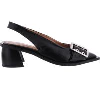 GANNI Hohe Schuhe - Dames Buckle Slingback Pump Zwart - Gr. 38 (EU) - in Schwarz - für Damen