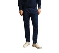 GANT Herren Slim Fit Clean Wash Jeans (33/34) MID Blau