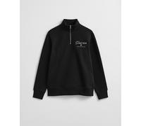 GANT - 1949 Graphic Sweatshirt mit Reißverschlusskragen black - Gr. - L