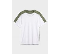 GANT Herren T-Shirt, 2er Pack - V-NECK T-SHIRT 2-PACK, V-Ausschnitt, kurzarm, Cotton Grün (Dry Herb) / 2XL XXL Grün