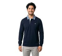 Gant Herren Reg Chambray Heavy Rugger T-Shirt, Evening Blue, S EU