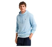 GANT Hoodie Shield Regular Fit Fresh Blue Einfarbig XXL