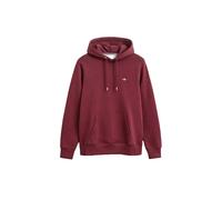 GANT Shield Regular Fit Kapuzen Sweatshirt dunkelrot, Einfarbig