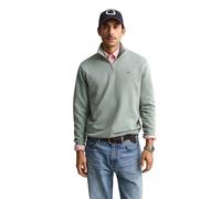 GANT Herren Shield Sweatshirt mit halblangem Reißverschluss (XXL) CERAMIC Grau