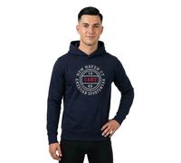 Kapuzensweatshirt GANT "GRAPHIC HOODIE", Herren, Gr. XL, evening blau, Sweatware, Obermaterial: 80% Baumwolle, 20% Polyester, unifarben, regular fit normal, Rundhals, eingesetzt Rippbündchen, Sweatshi