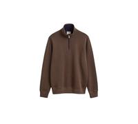 GANT Herren Sacker Rib Sweatshirt mit Reißverschlusskragen (XXXL) SHADOW Braun