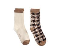 GANT 2er-Pack Icon G Kontrastsocken mit Geschenkbox - DARK KHAKI - Einheitsgröße