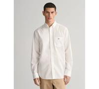 GANT Herren Reg Poplin Shirt – Klassisches Hemd, Weiß, XL EU