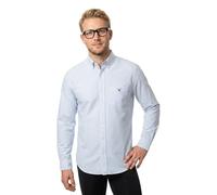 GANT Herrenhemd Regular Fit Oxford Banker Stripe Gestreift Hellblau XXL (1er Pack)