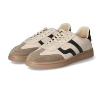 Sneaker GANT "Cuzmo", Herren, Gr. 44, weiß (sanftes weiß), Leder, kontrastfarbene Details, casual, Schuhe, mit Kontrasteinsätzen (99687027-44) sanftes weiß