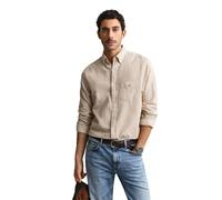 GANT - Hemd aus Leinenmix oat beige - Gr. - XXL