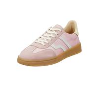 Sneaker GANT "Gant Sneaker Veloursleder/Textil", Damen, Gr. 39, rosa, weiß, Textil, Veloursleder, Schuhe Sneaker (70367862-39) rosa, weiß
