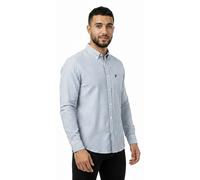 Langarmhemd GANT "REGULAR POPLIN STRIPE SHIRT", Herren, Gr. XXL, N-Gr, blau (fresh blau), Web, Obermaterial: 100% Baumwolle, gestreift, regular fit normal, Rundhals, eingesetzt Manschette, Hemden, Reg