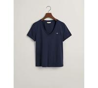 Gant 4200750 Kurzarm-t-shirt Mit V-ausschnitt