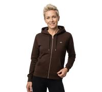 GANT Damen Shield Sweatjacke (L) DEEP Braun