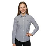 GANT Damen Gestreifte Popeline-Bluse (42) EVENING Blau